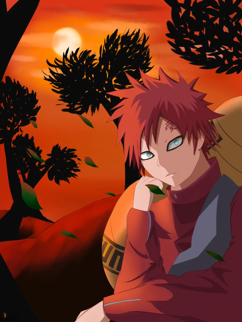 Hình Gaara ngầu đầy khí chất 