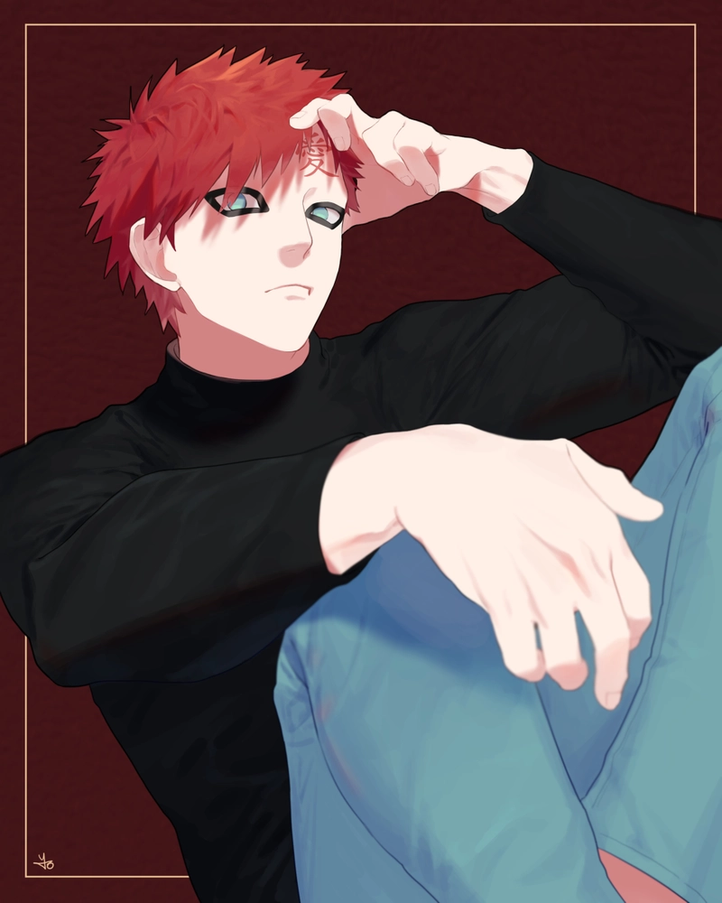 Hình hoạt hình Gaara ngầu 