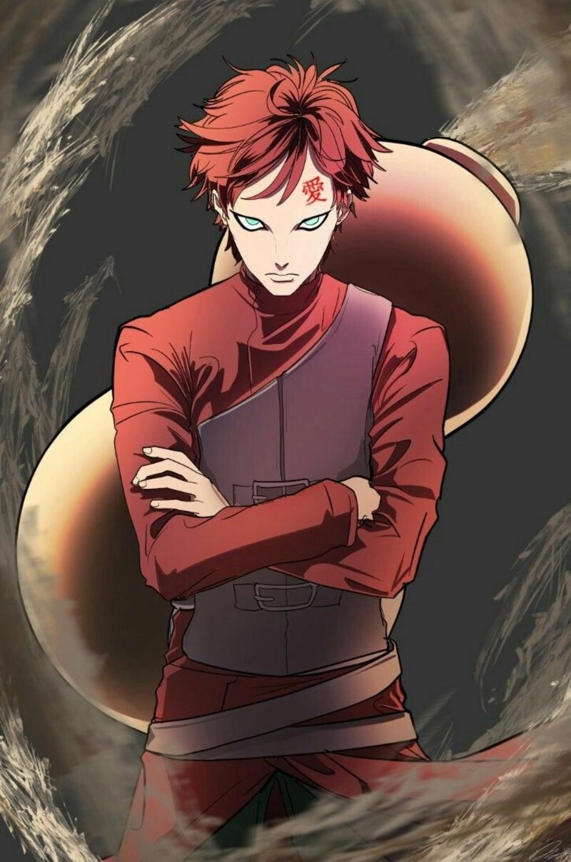 Gaara cực ngầu trong tranh 