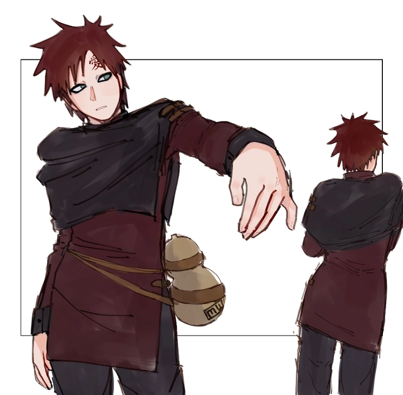 Ảnh Gaara ngầu thần thái 