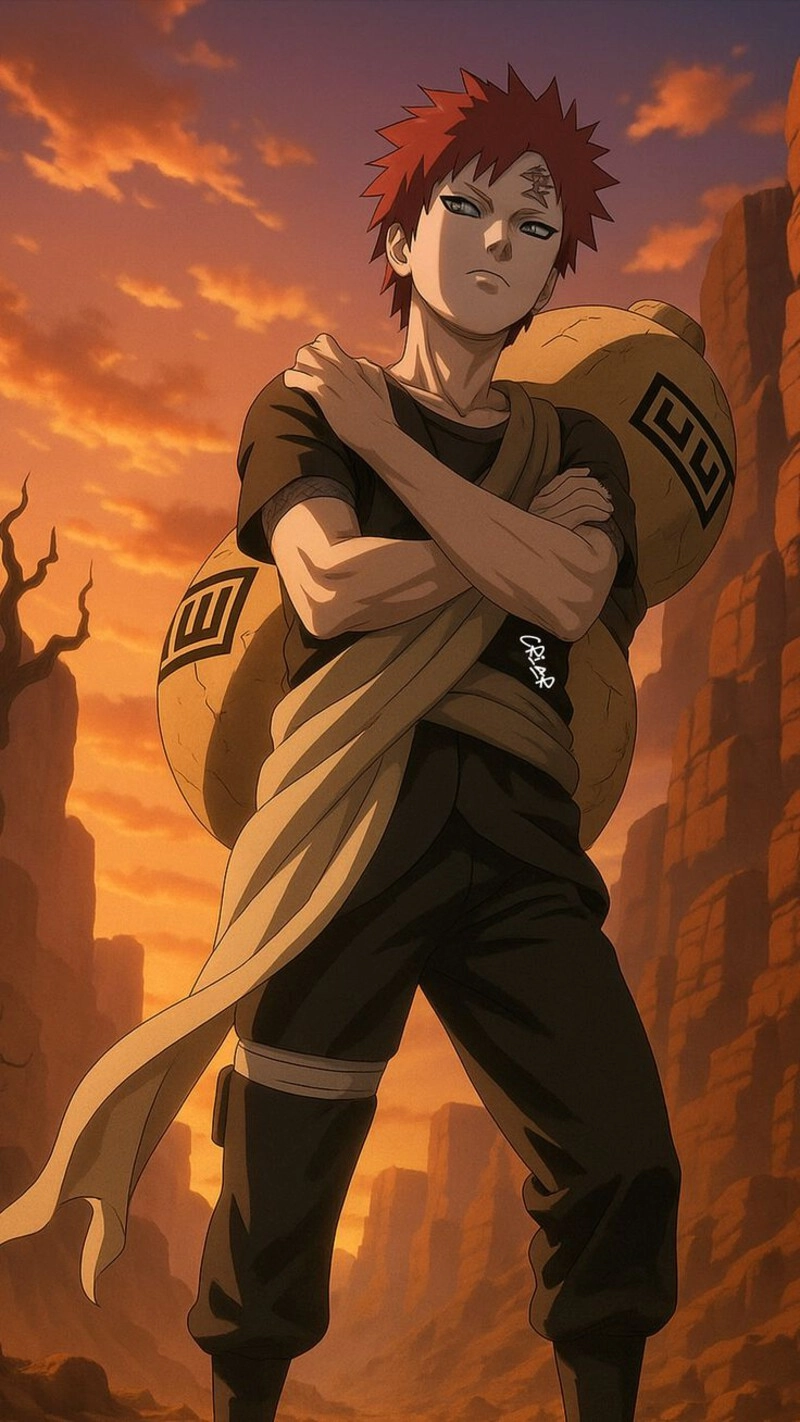 Gaara đẹp trai ngầu lòi 