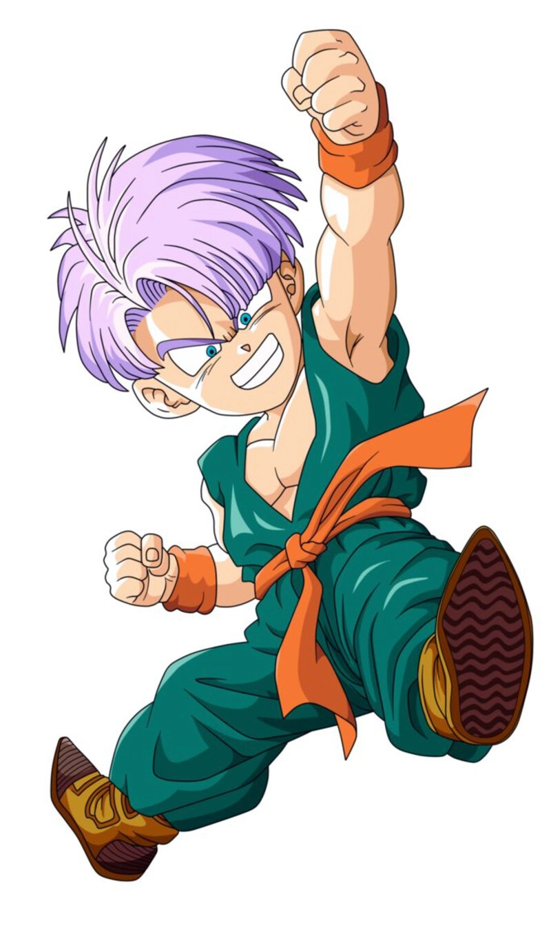 Ảnh Trunks tóc tím 