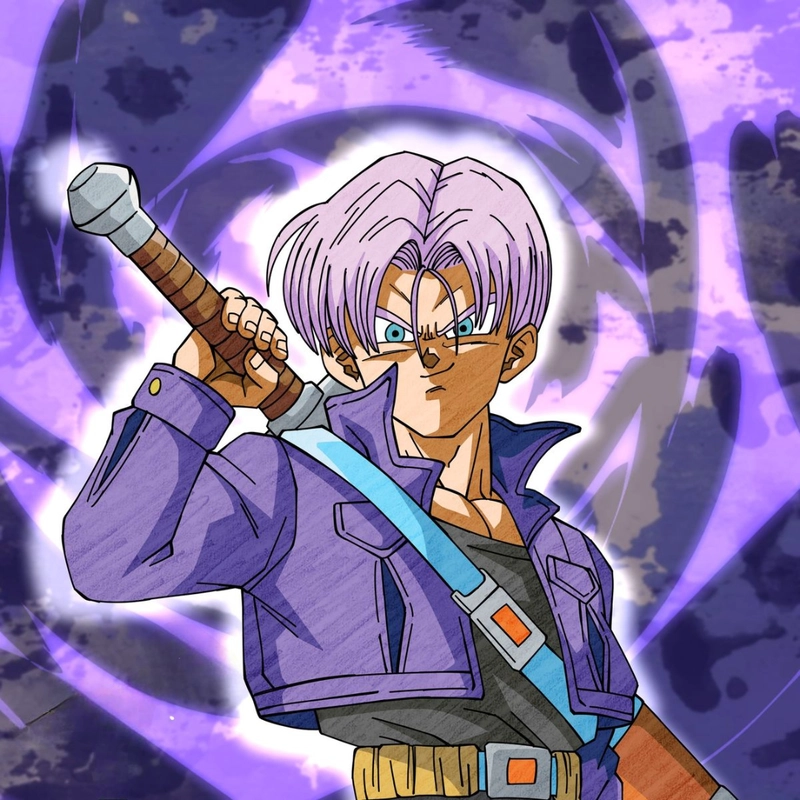 Trunks cầm kiếm ngầu bá cháy 