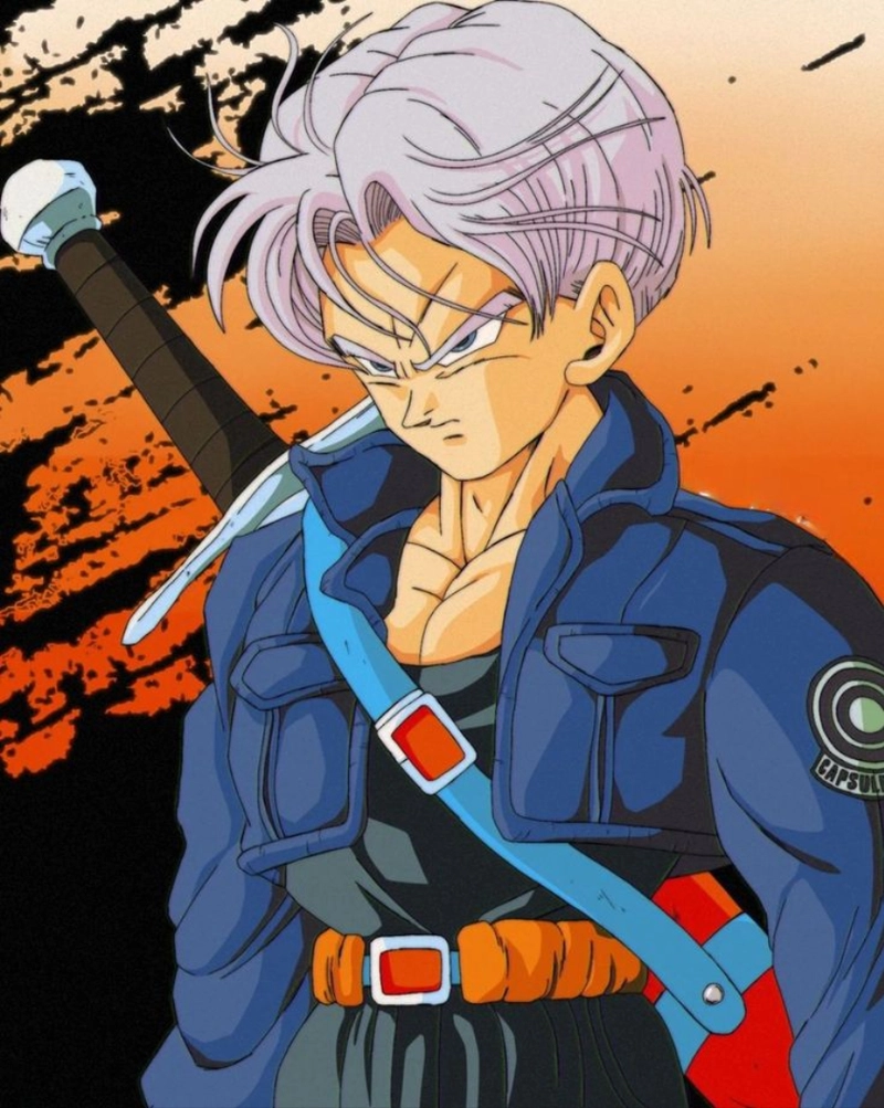Hình ảnh Trunks rất ngầu 