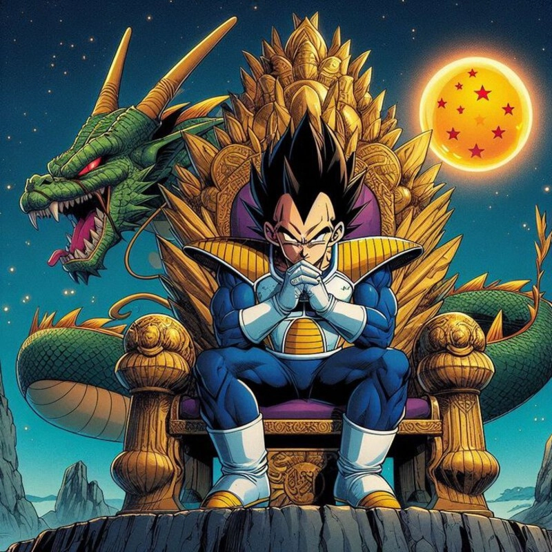 Ảnh Vegeta đẹp lung linh 