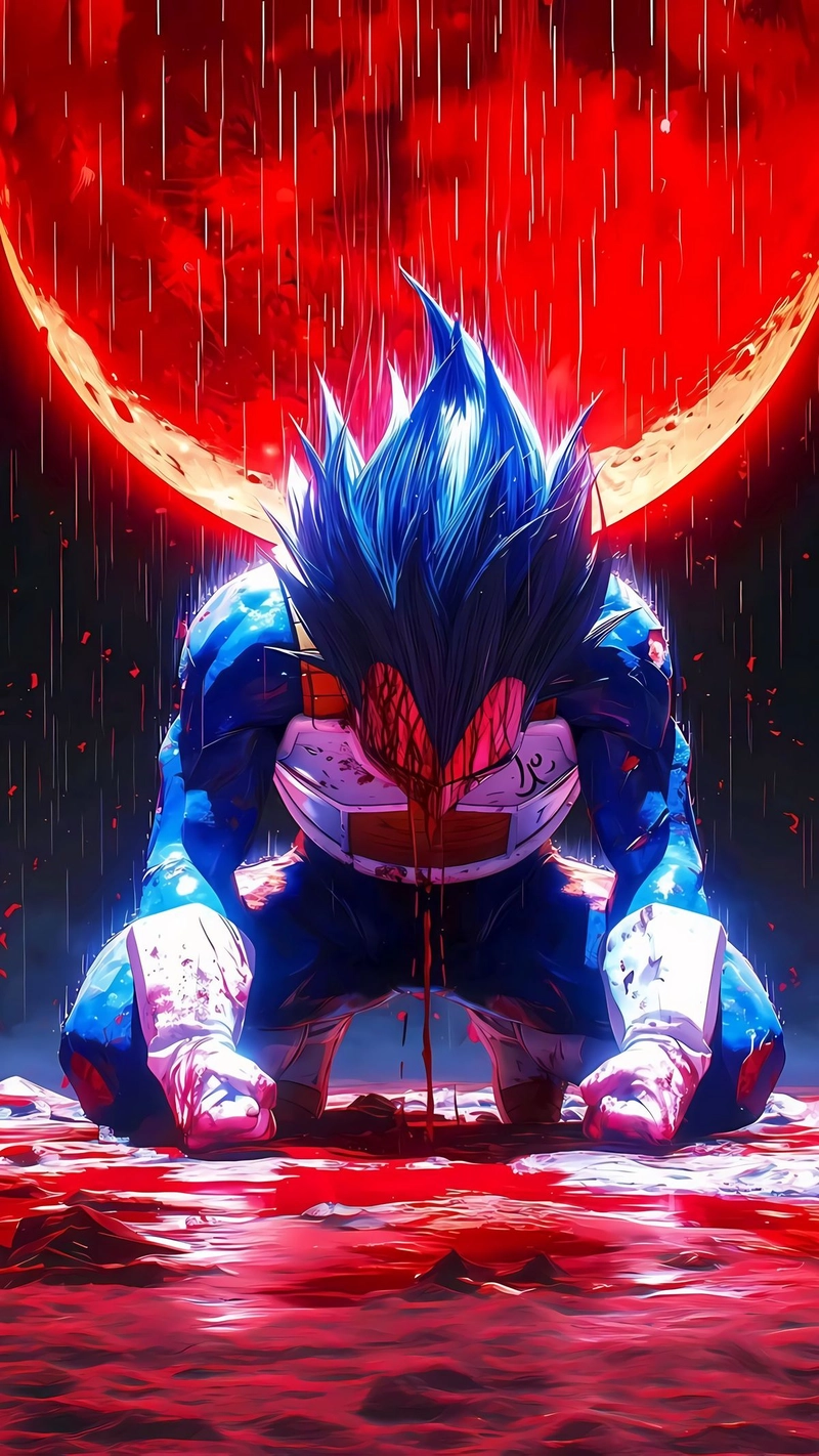 Hình Vegeta mặt lạnh