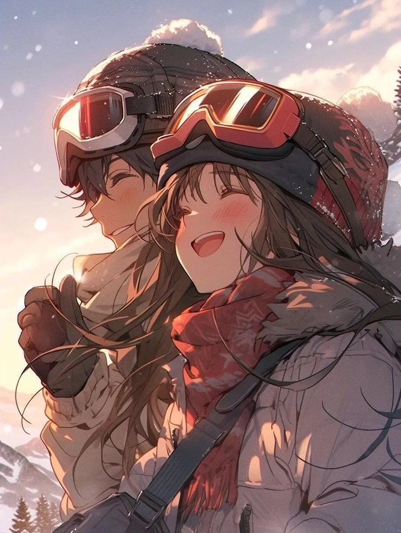 Ảnh anime avatar đôi bạn thân nữ cute
