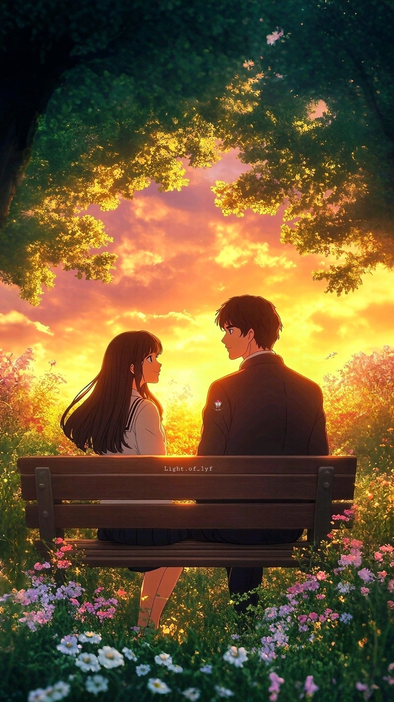 Ảnh anime đôi cute