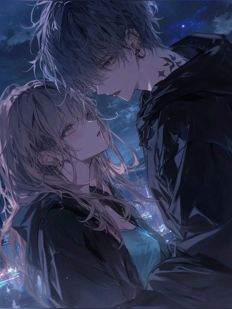 Ảnh anime học sinh cặp đôi ngầu