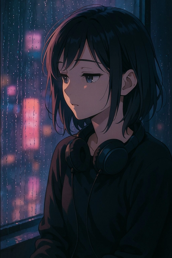 Ảnh anime nữ buồn và chất