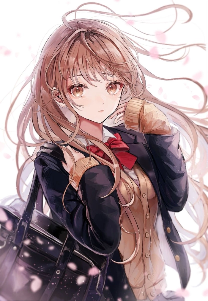 Ảnh anime nữ học sinh cute ngầu