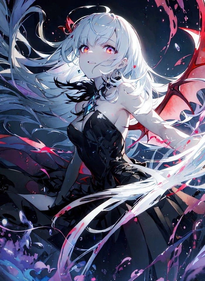 Ảnh anime nữ ngầu đen trắng