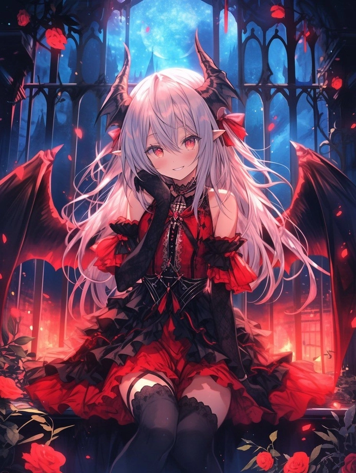 Ảnh anime nữ ngầu lạnh lùng ác quỷ