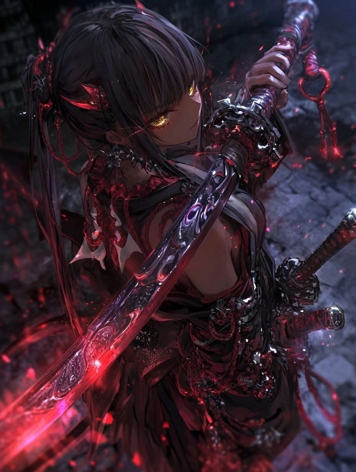 Ảnh anime nữ ngầu lòi