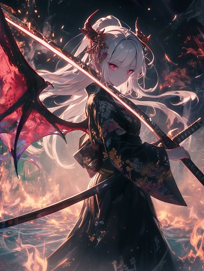 Ảnh anime nữ ngầu ma mị