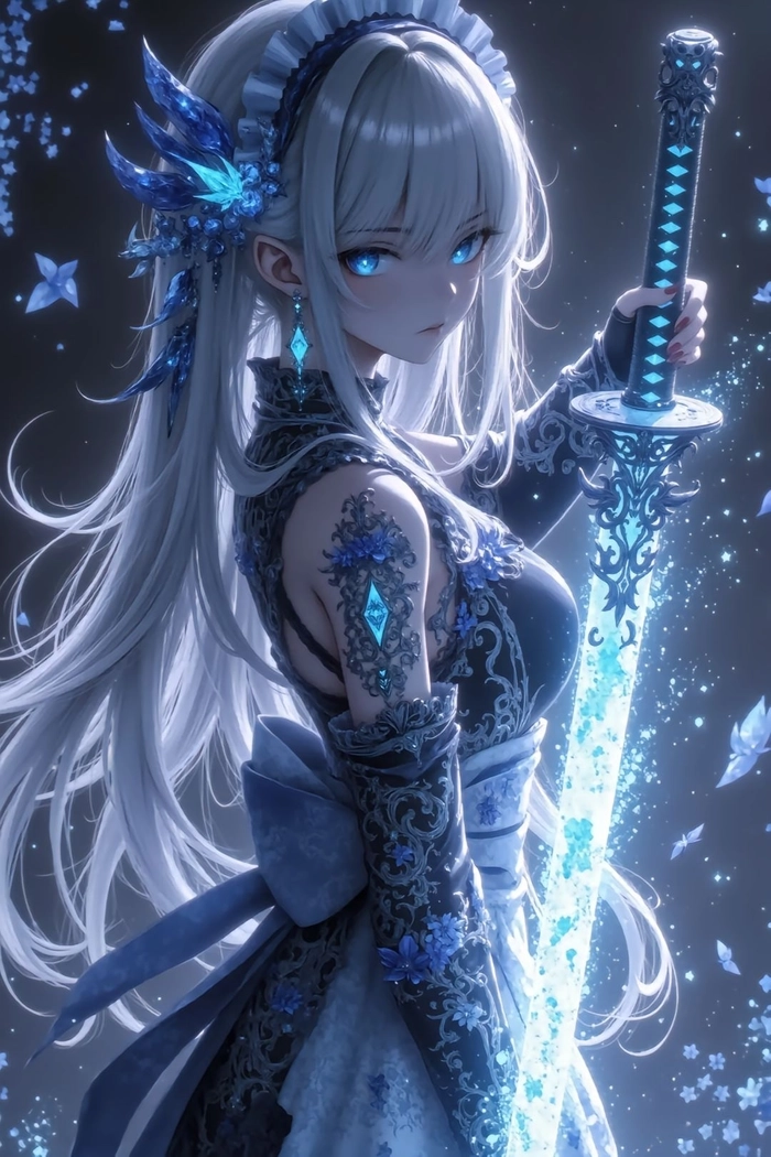 Ảnh anime nữ ngầu phong cách ác quỷ