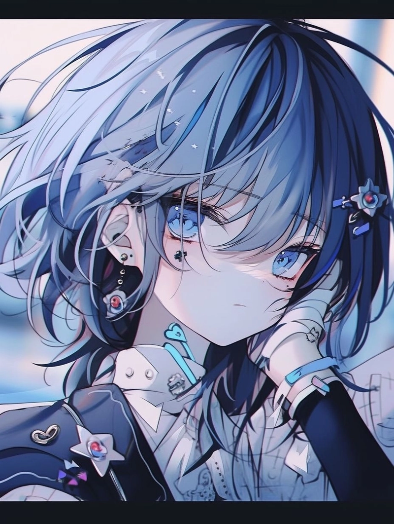 Ảnh anime nữ tóc ngắn cá tính