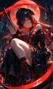 Ảnh anime nữ tóc trắng ngầu