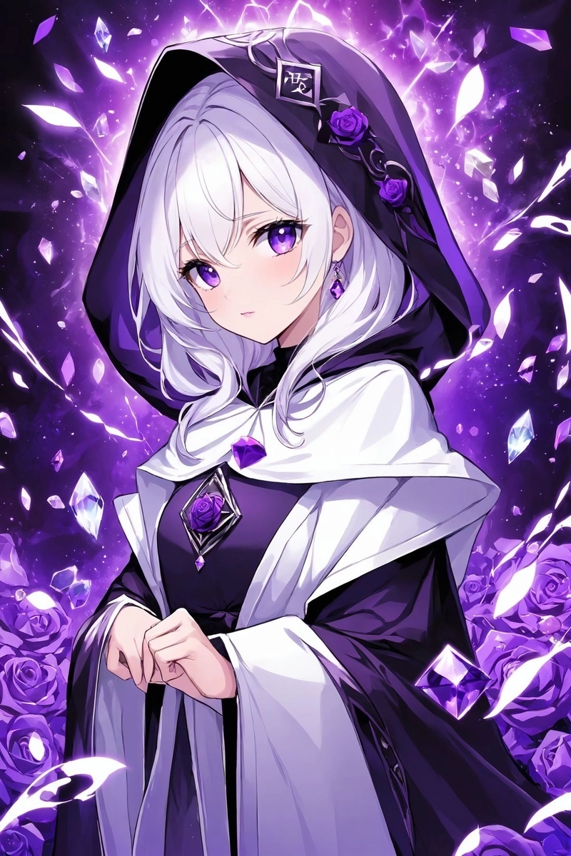 Ảnh anime tone màu tím