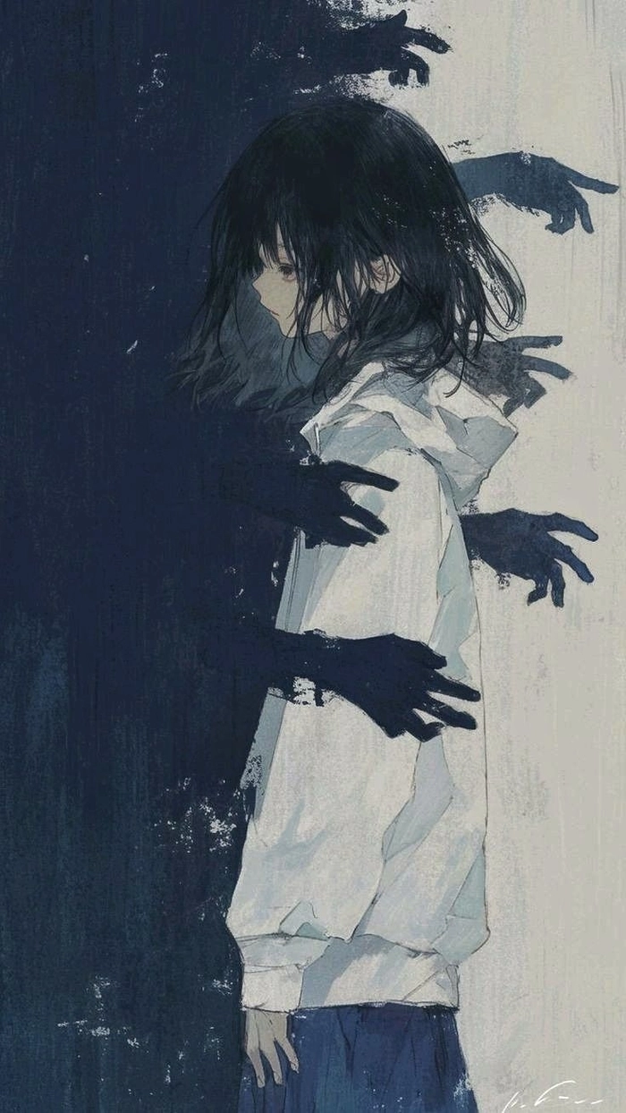 Ảnh avatar anime nữ buồn