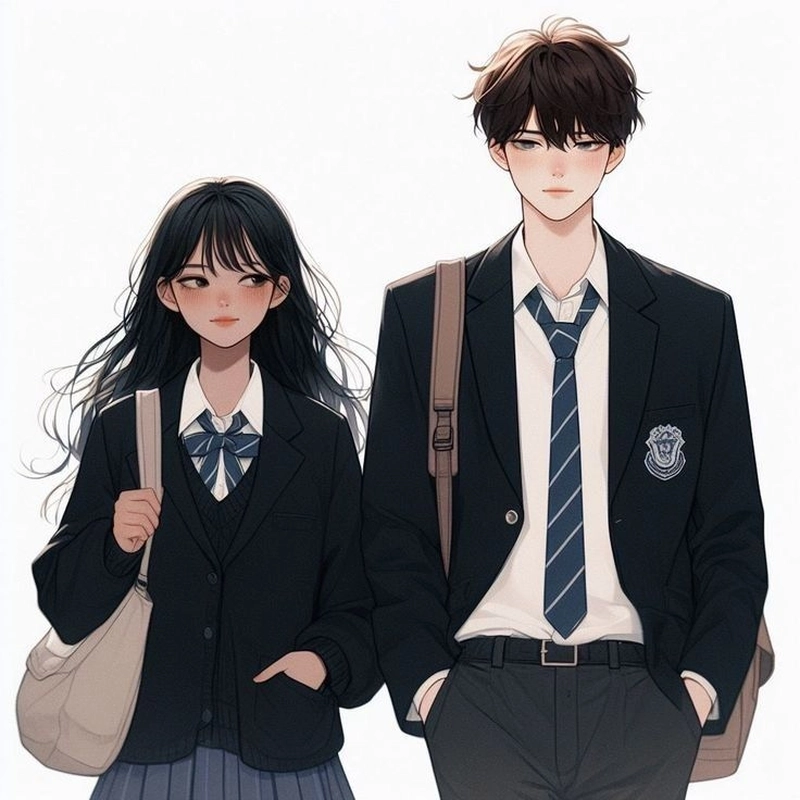 Ảnh cặp anime ngầu ngầu lạnh lạnh