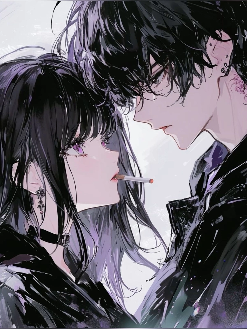 Ảnh cặp đôi anime ngầu cute