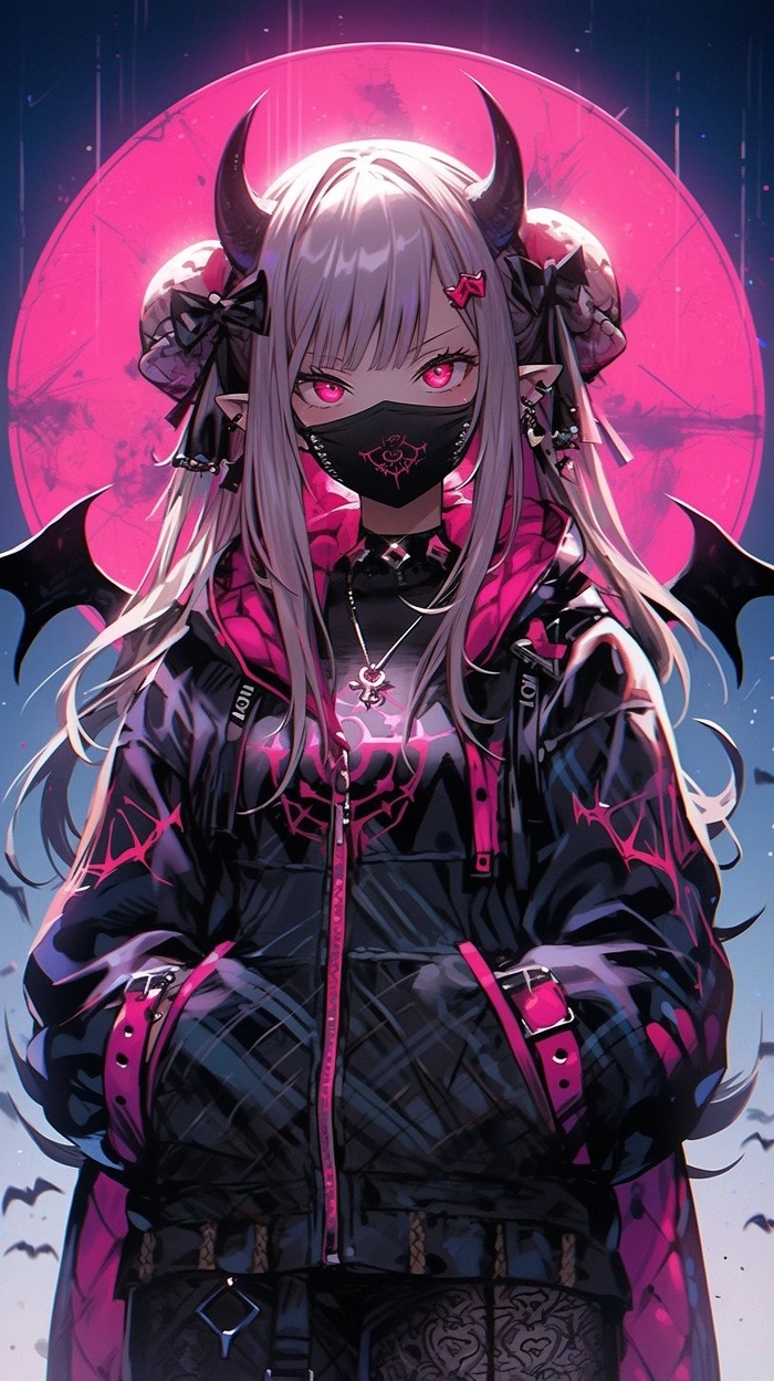 Ảnh che mặt nữ buồn anime