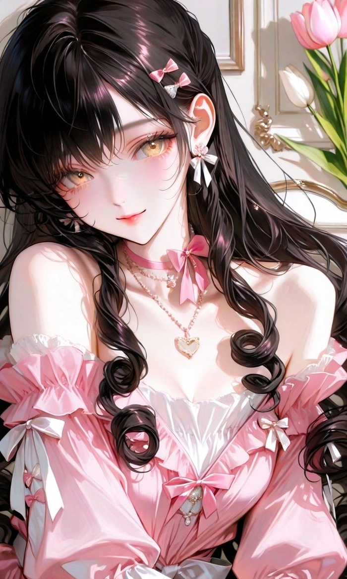 Ảnh đẹp Anime tóc đen