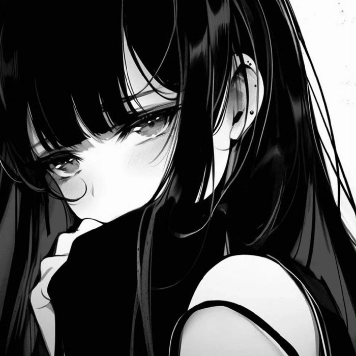 Ảnh đẹp avatar nữ ngầu che mặt anime