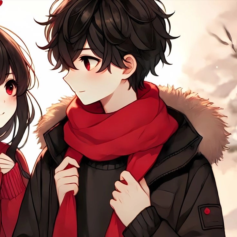 Ảnh đôi Anime tình cảm