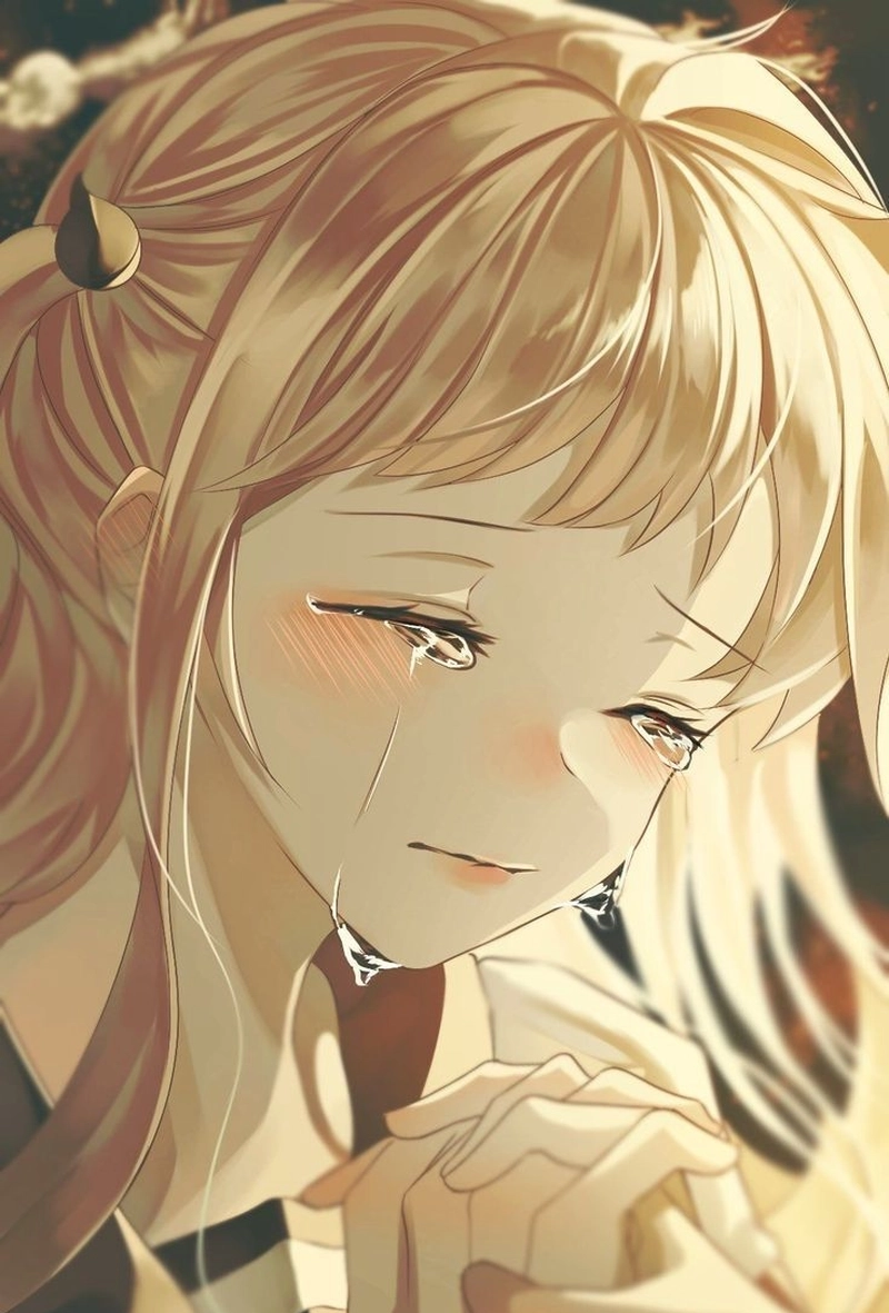 Ảnh nền 4k cô gái Anime buồn