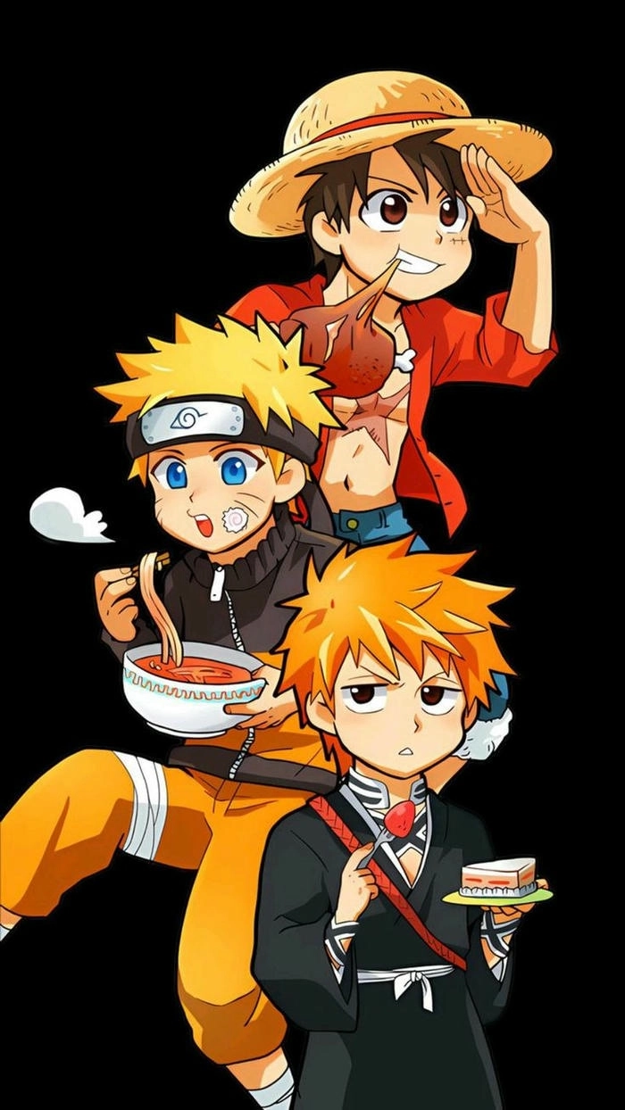 Ảnh nghệ sĩ Naruto x Luffy