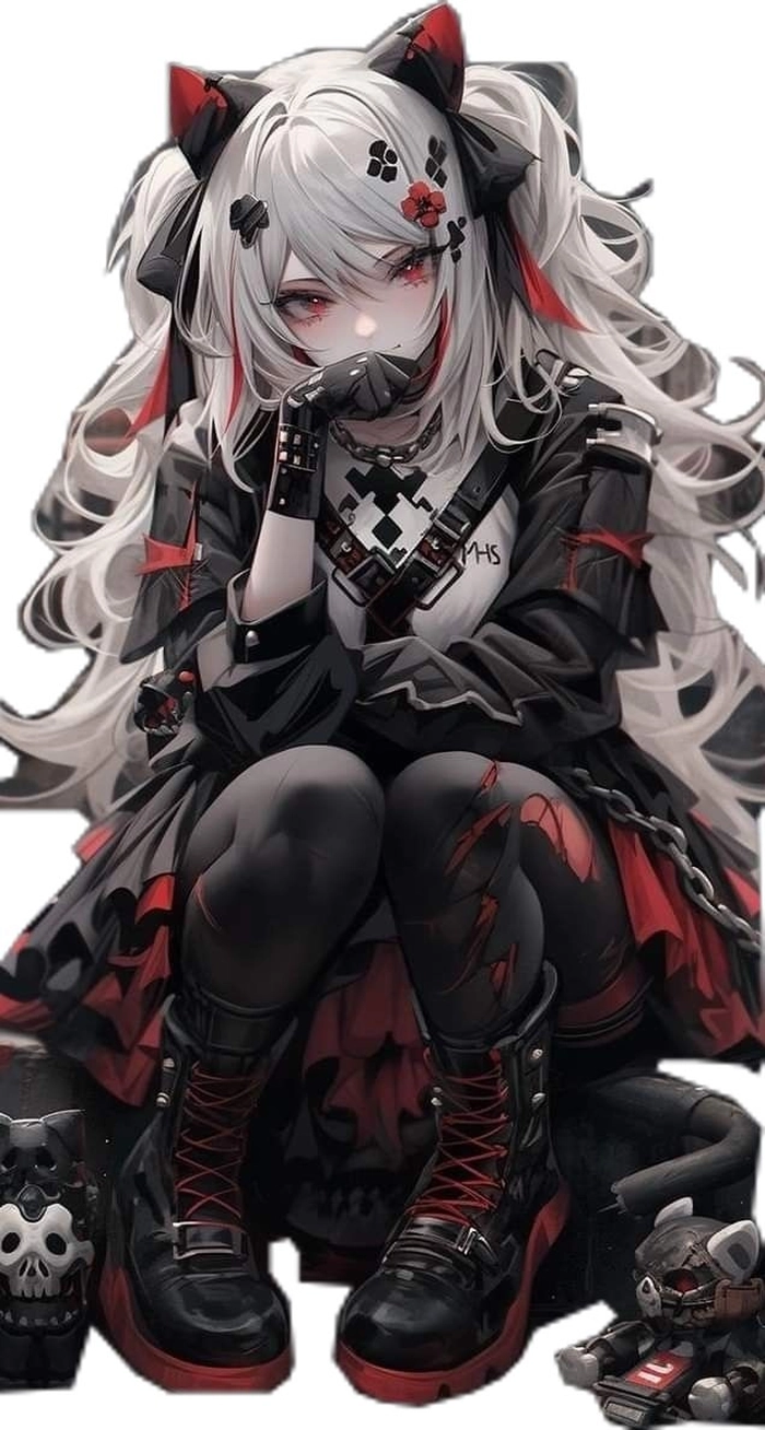 Ảnh nữ che mặt anime