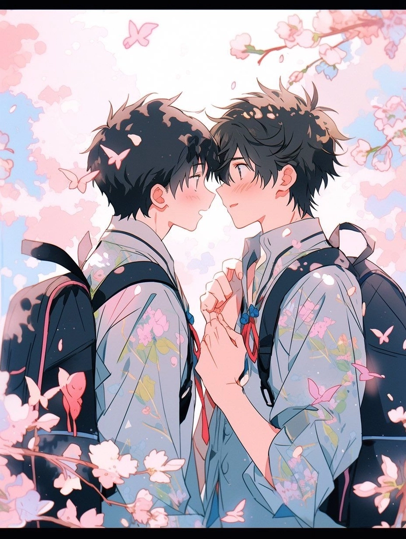 Anime đam mỹ hôn nhau