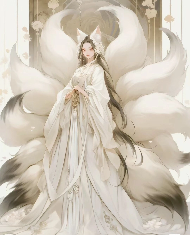 Anime hồ ly nghệ thuật