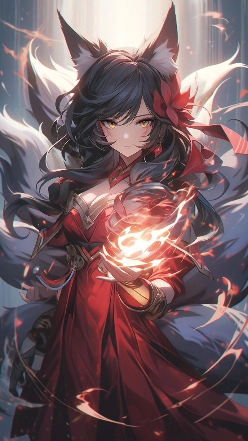 Anime hồ ly trắng tinh