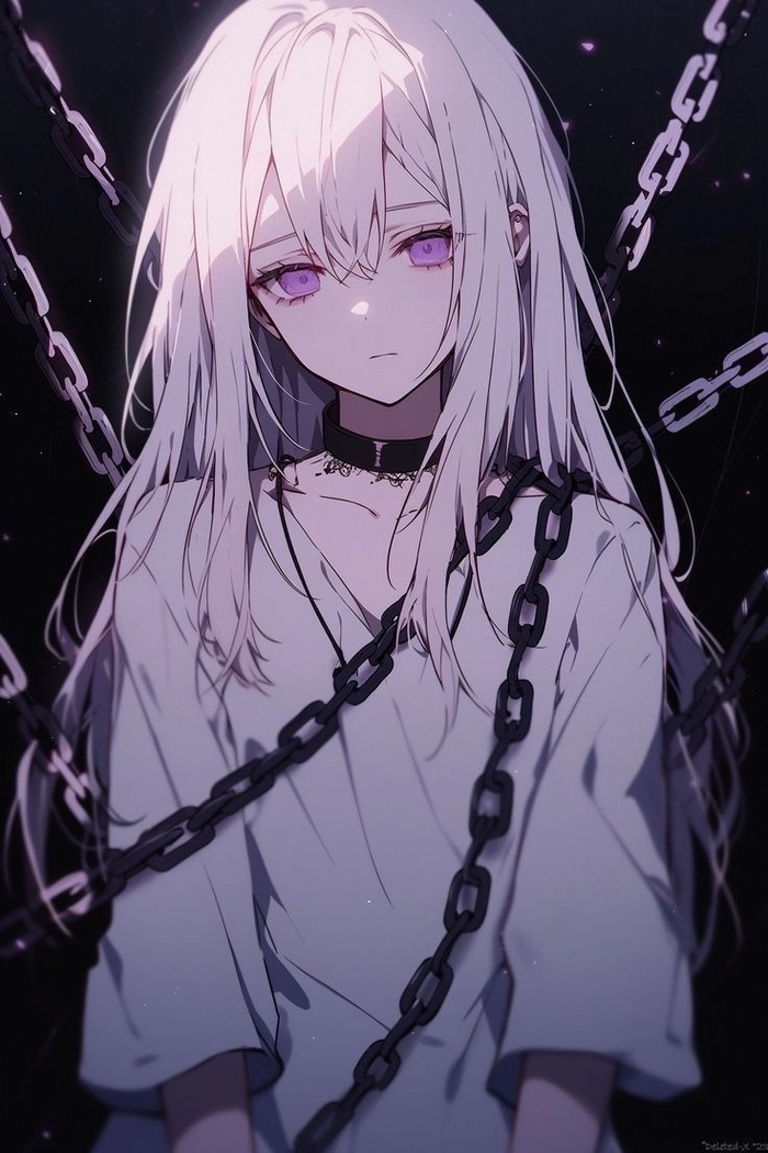 Anime nữ buồn ánh mắt trống rỗng