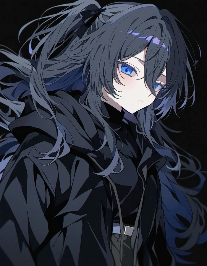 Anime nữ buồn giữa đêm