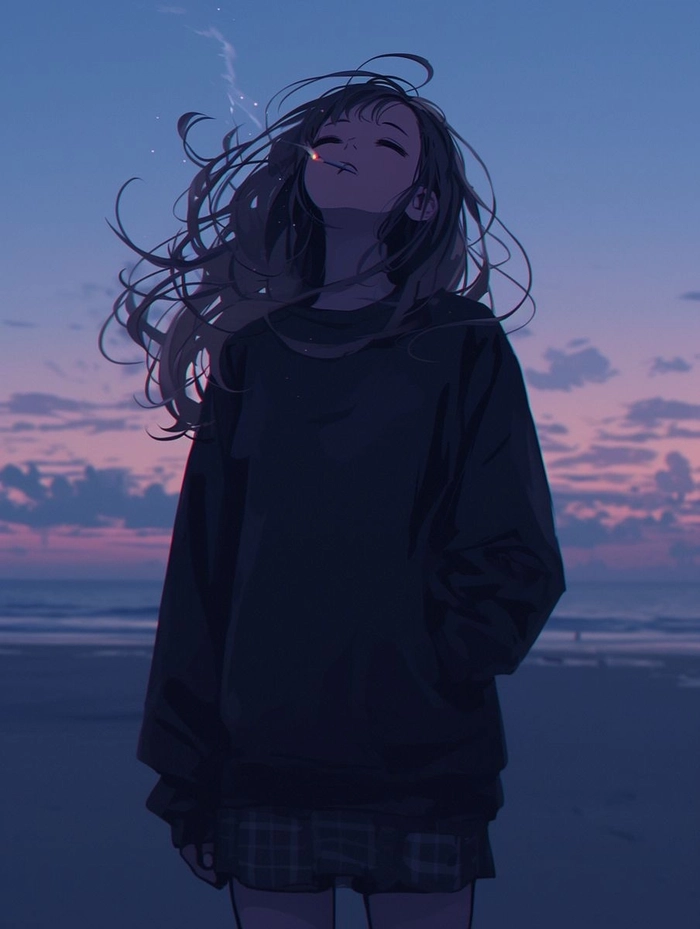 Anime nữ buồn góc khuất