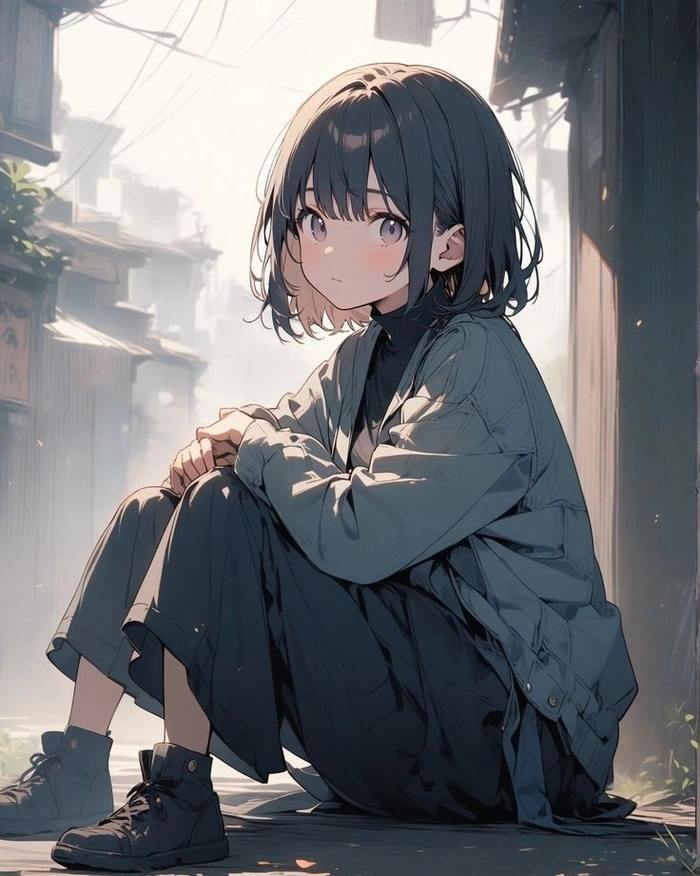 Anime nữ buồn khóc