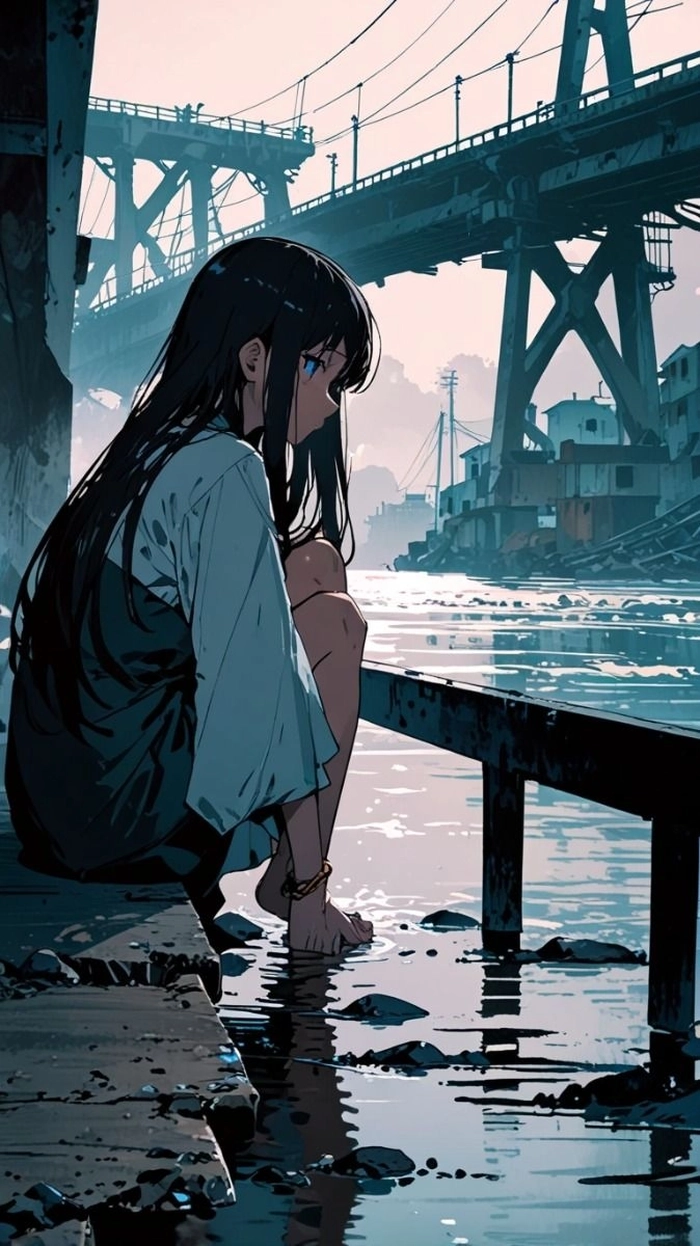 Anime nữ buồn nghệ thuật