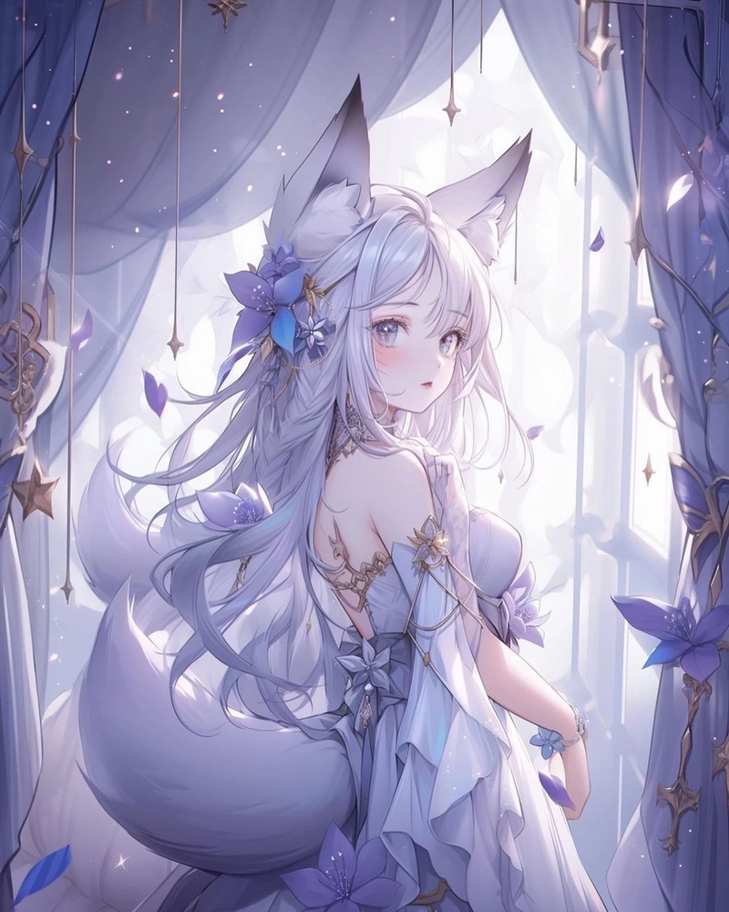 Anime nữ hồ ly huyền ảo