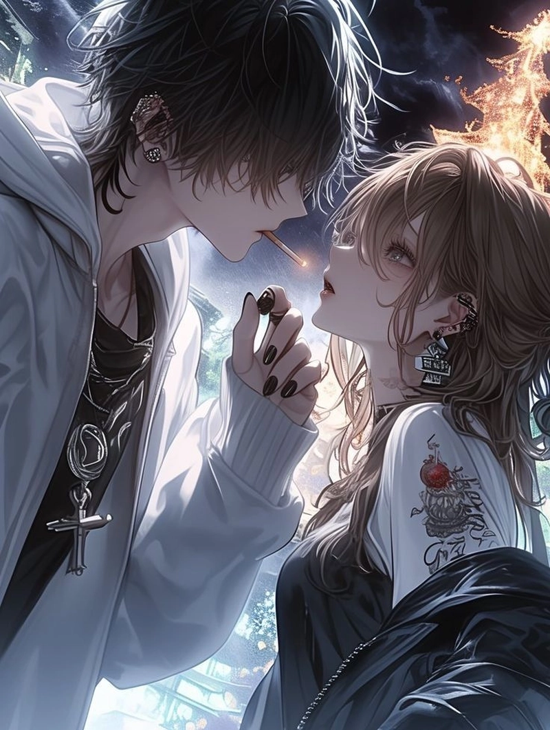 Avatar anime cặp đôi ngầu