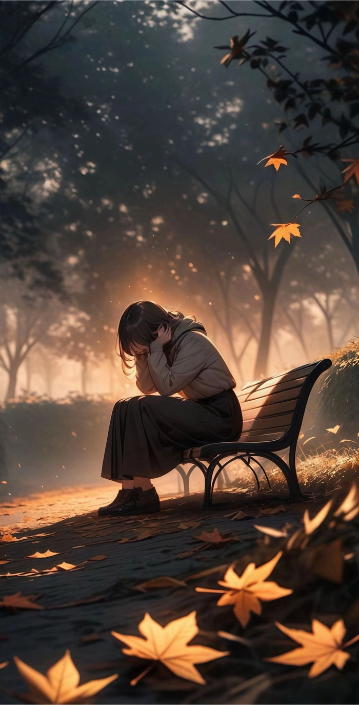 Avatar anime nữ buồn