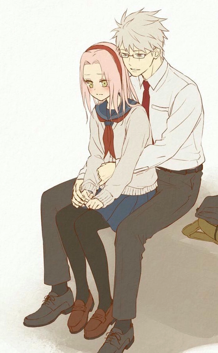 Gojo x Sakura cute