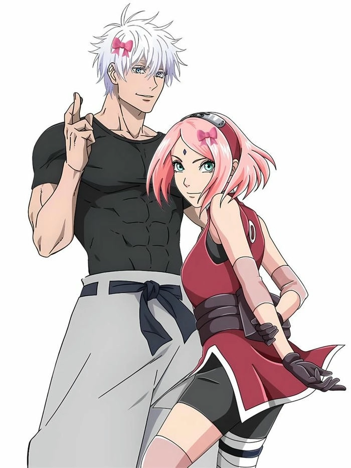 Hình Gojo x Sakura đẹp