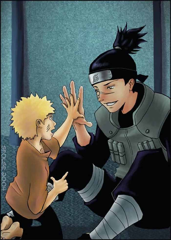 Hình Naruto Iruka đẹp trai