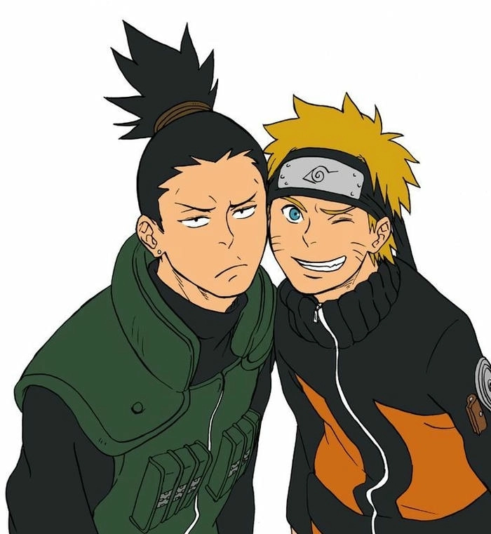 Hình Naruto x Iruka thân thiết