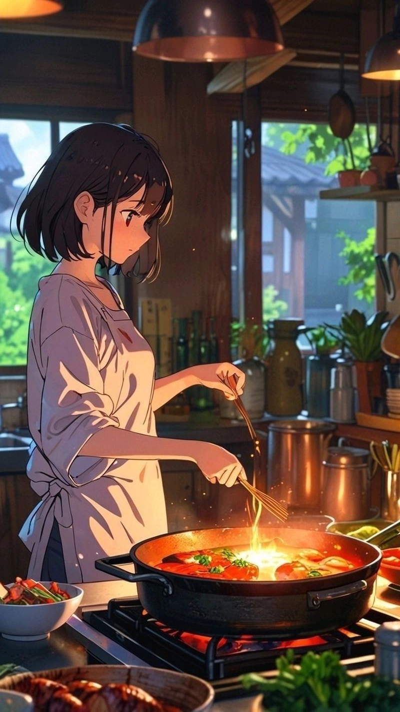 Hình ảnh anime girl tóc ngắn