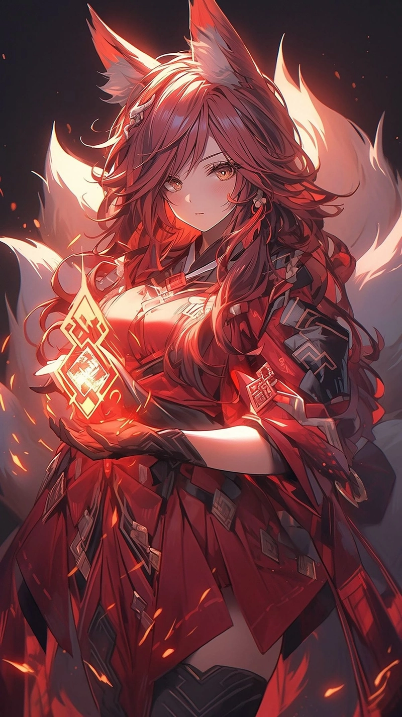 Hình ảnh anime hồ ly fantasy